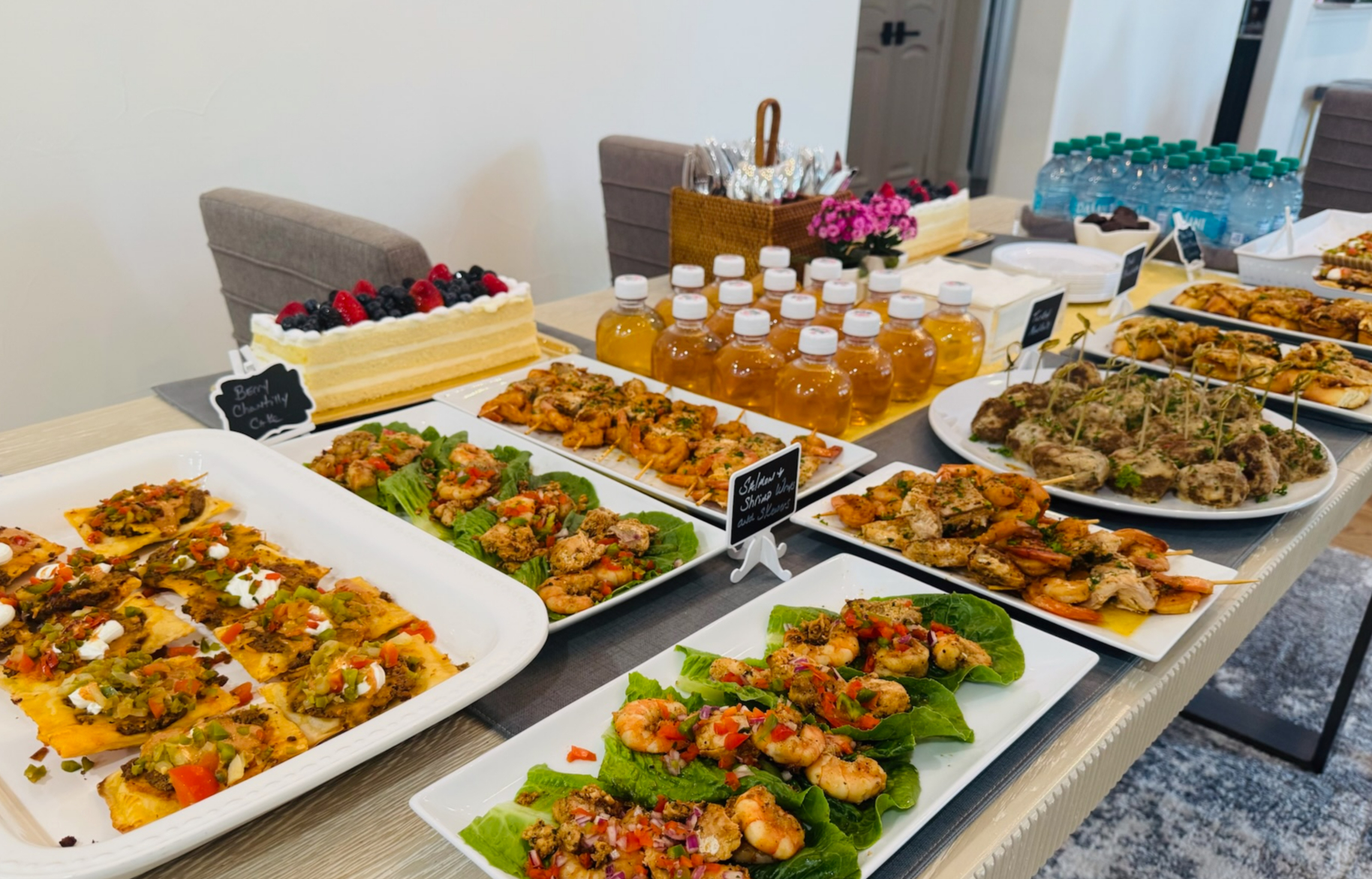 Custom Southern catering spread